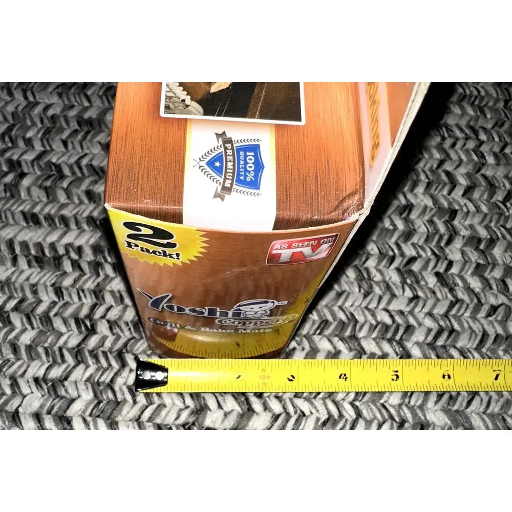 Yoshi Copper Grill and Bake Mats (Set of 2)